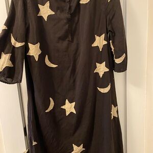 Magnolia Pearl Star and Moon Applique Merlina Dress